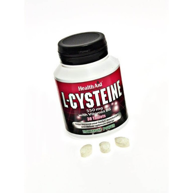 Health Aid L-Cysteine with Vitamin B6 30tabs Health Aid L-Cysteine with Vitamin B6 30tabs