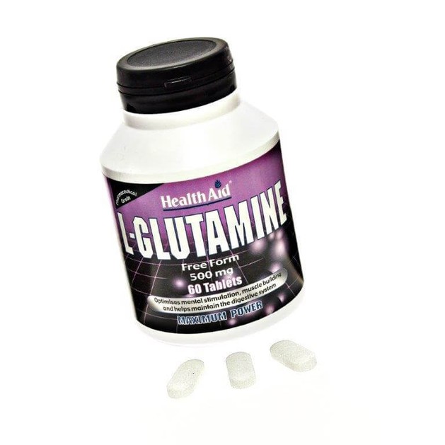 Health Aid L-Glutamine 500mg 60tabs Health Aid L-Glutamine 500mg 60tabs
