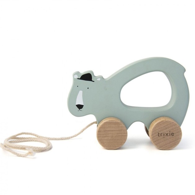 Trixie Wooden Pull Along Toy Κωδ 77511, 1 Τεμάχιο - Mr. Polar Bear Trixie Wooden Pull Along Toy Κωδ 77511, 1 Τεμάχιο - Mr. Polar Bear