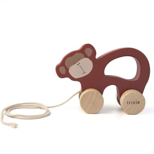 Trixie Wooden Pull Along Toy Κωδ 77510, 1 Τεμάχιο - Mr. Monkey Trixie Wooden Pull Along Toy Κωδ 77510, 1 Τεμάχιο - Mr. Monkey