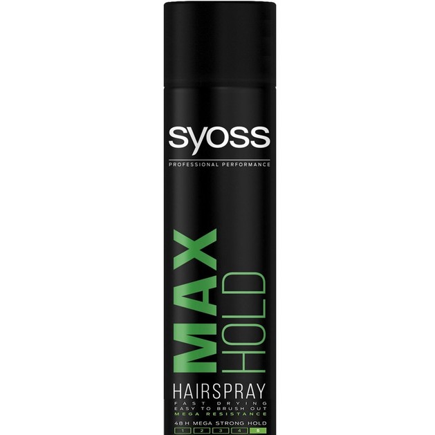 Syoss Hairspray Max Hold Επαγγελματικό Πολύ Δυνατό Κράτημα στα Μαλλιά & Styling Μεγάλης Διάρκειας 75ml Syoss Hairspray Max Hold Επαγγελματικό Πολύ Δυνατό Κράτημα στα Μαλλιά & Styling Μεγάλης Διάρκειας 75ml