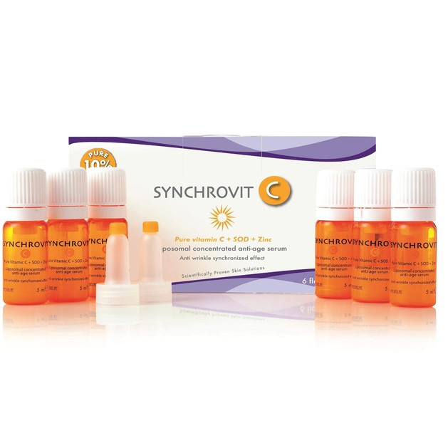 Synchroline Synchrovit C Serum Συμπυκνωμένος Αντιγηραντικός Αντιρυτιδικός ορός 6x5ml Synchroline Synchrovit C Serum Συμπυκνωμένος Αντιγηραντικός Αντιρυτιδικός ορός 6x5ml