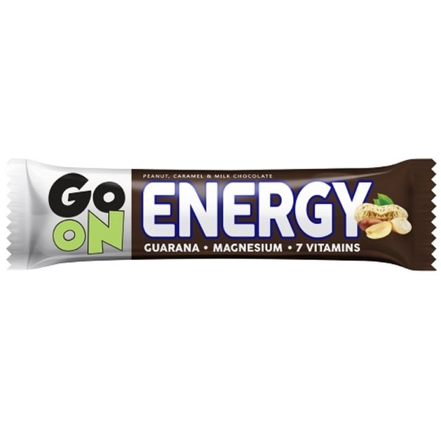 Go On Energy Bar Peanut, Caramel & Milk Chocolate 50g Go On Energy Bar Peanut, Caramel & Milk Chocolate 50g