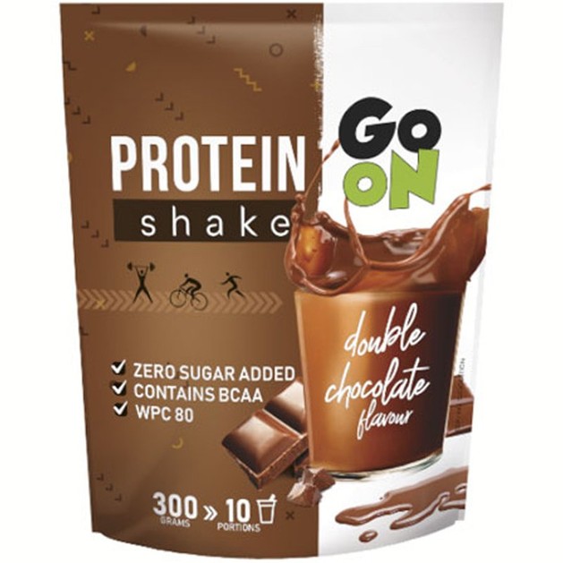 Go On Nutrition Protein Shake Powder Double Chocolate 300g Go On Nutrition Protein Shake Powder Double Chocolate 300g