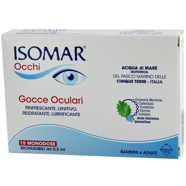 Isomar Eyes Οφθαλμικές Σταγόνες Υποκατάστατο Δακρύων,Ανακουφίζει,Ενυδατώνει,Λιπαίνει τους Οφθαλμικούς Ιστούς Μονοδόσεις 15 x 5ml Isomar Eyes Οφθαλμικές Σταγόνες Υποκατάστατο Δακρύων,Ανακουφίζει,Ενυδατώνει,Λιπαίνει τους Οφθαλμικούς Ιστούς Μονοδόσεις 15 x 5ml