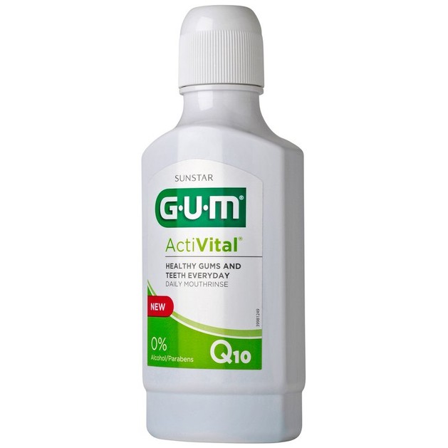 Gum ActiVital Q10 Daily Mouthrinse 6061 Στοματικό Διάλυμα για Υγιή Δόντια και Ούλα 300ml Gum ActiVital Q10 Daily Mouthrinse 6061 Στοματικό Διάλυμα για Υγιή Δόντια και Ούλα 300ml