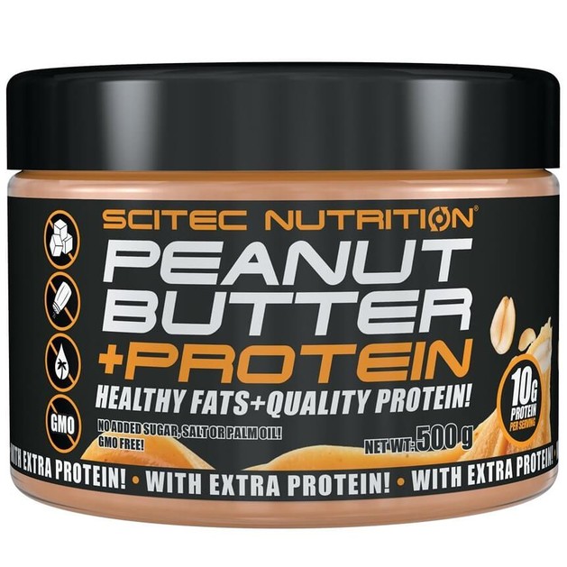 Scitec Nutrition Peanut Butter +Protein Φυστικοβούτυρο 500g Scitec Nutrition Peanut Butter +Protein Φυστικοβούτυρο 500g