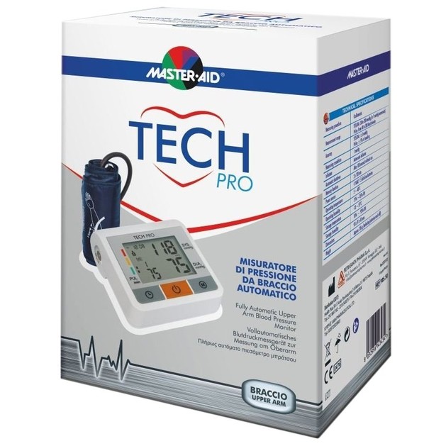 Master Aid Tech Pro Πλήρως Αυτόματο Πιεσόμετρο Μπράτσου Master Aid Tech Pro Πλήρως Αυτόματο Πιεσόμετρο Μπράτσου