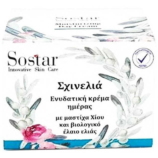Sostar Skinolia Σχινελιά Ενυδατική Κρέμα Ημέρας με Μαστίχα Χίου & Βιολογικό Έλαιο Ελιάς 50ml Sostar Skinolia Σχινελιά Ενυδατική Κρέμα Ημέρας με Μαστίχα Χίου & Βιολογικό Έλαιο Ελιάς 50ml