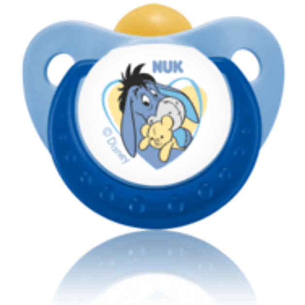 Nuk Trendline Disney Winnie the Pooh Πιπίλα Καουτσούκ με Κρίκο 1τμχ Nuk Trendline Disney Winnie the Pooh Πιπίλα Καουτσούκ με Κρίκο 1τμχ