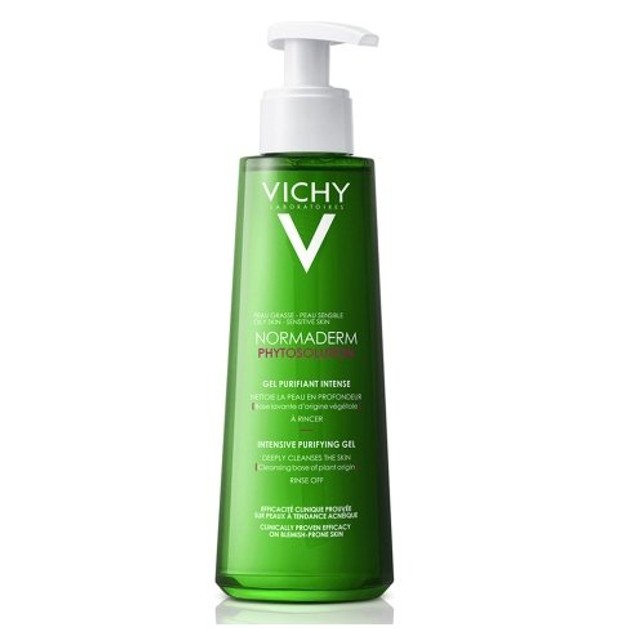 Vichy Normaderm Phytosolution Intensive Purifying Gel Εντατικού Καθαρισμού για Λιπαρές Επιδερμίδες με Τάση Ακμής 400ml Vichy Normaderm Phytosolution Intensive Purifying Gel Εντατικού Καθαρισμού για Λιπαρές Επιδερμίδες με Τάση Ακμής 400ml