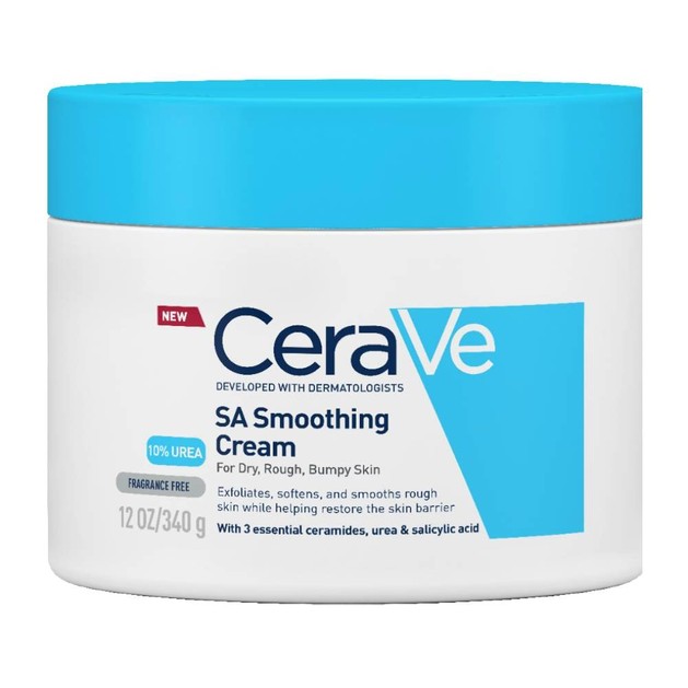 CeraVe SA Smoothing Cream Ενυδατώνει και Απολεπίζει την Ξηρή Τραχιά Επιδερμίδα Προσώπου & Σώματος 340gr CeraVe SA Smoothing Cream Ενυδατώνει και Απολεπίζει την Ξηρή Τραχιά Επιδερμίδα Προσώπου & Σώματος 340gr