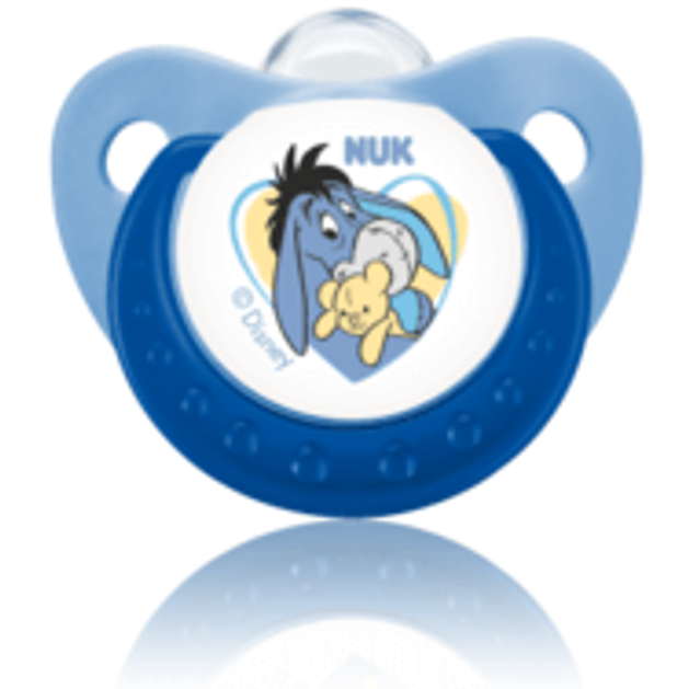 Nuk Trendline Disney Winnie the Pooh Πιπίλα Σιλικόνης με Κρίκο 1τμχ Nuk Trendline Disney Winnie the Pooh Πιπίλα Σιλικόνης με Κρίκο 1τμχ