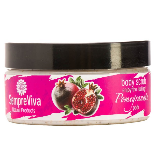 SempreViva Body Scrub Pomegranate Scrub Σώματος με Άρωμα Ρόδι 200g SempreViva Body Scrub Pomegranate Scrub Σώματος με Άρωμα Ρόδι 200g