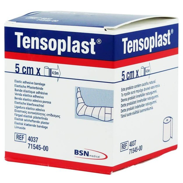 BSN Medical Tensoplast Ελαστικός Αυτοκόλλητος Επίδεσμος 5cm x 4,5m BSN Medical Tensoplast Ελαστικός Αυτοκόλλητος Επίδεσμος 5cm x 4,5m