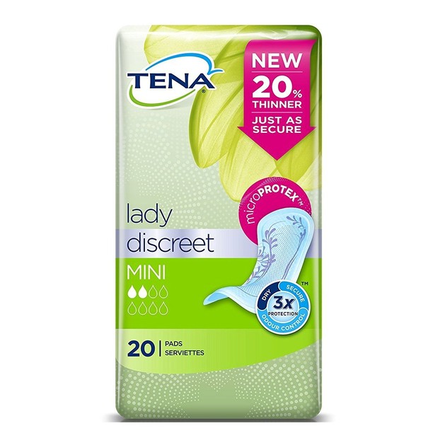 Tena Lady Discreet Mini Σερβιέτα για την Ελαφριάς Μορφή Ακράτεια 20τμχ Tena Lady Discreet Mini Σερβιέτα για την Ελαφριάς Μορφή Ακράτεια 20τμχ