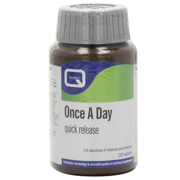 Quest Once a day, Multivitamins with Antioxidants & chelated minerals 30 tabs Quest Once a day, Multivitamins with Antioxidants & chelated minerals 30 tabs