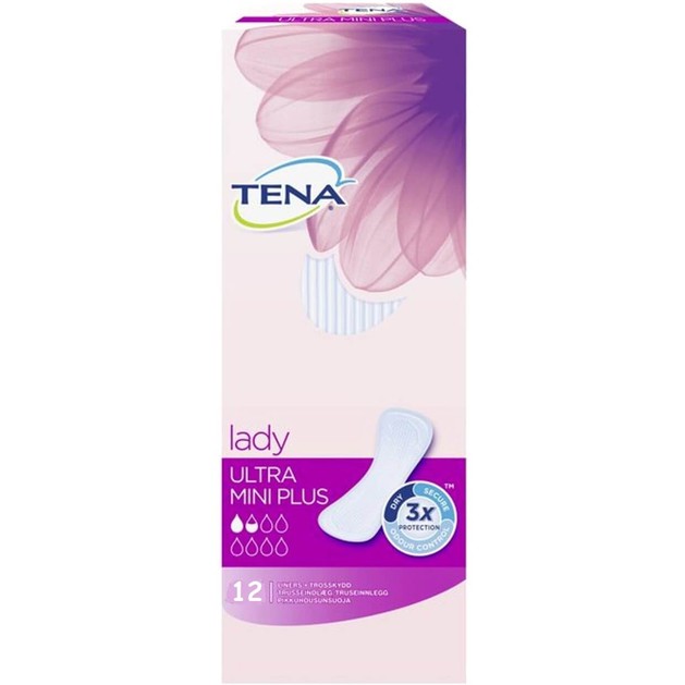 Tena Lady Ultra Mini Plus Σερβιέτες για Ελαφριάς Μορφής Ακράτεια 12 Τεμάχια Tena Lady Ultra Mini Plus Σερβιέτες για Ελαφριάς Μορφής Ακράτεια 12 Τεμάχια