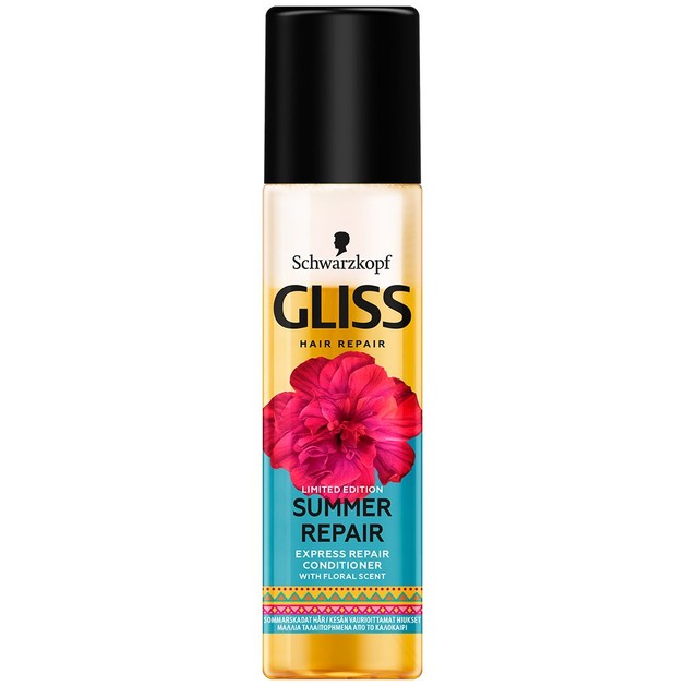 Schwarzkopf Gliss Limited Edition Summer Repair Express Repair Conditioner Άμεση Επανόρθωση στα Ταλαιπωρημένα Μαλλιά 200ml Schwarzkopf Gliss Limited Edition Summer Repair Express Repair Conditioner Άμεση Επανόρθωση στα Ταλαιπωρημένα Μαλλιά 200ml