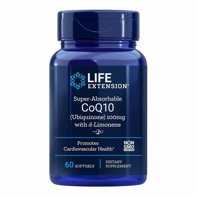 Life Extension Super-Absorbable CoQ10 100mg Συμπλήρωμα Αντιοξειδωτικής Δράσης για την Υγεία της Καρδιάς 60 Softgels Life Extension Super-Absorbable CoQ10 100mg Συμπλήρωμα Αντιοξειδωτικής Δράσης για την Υγεία της Καρδιάς 60 Softgels