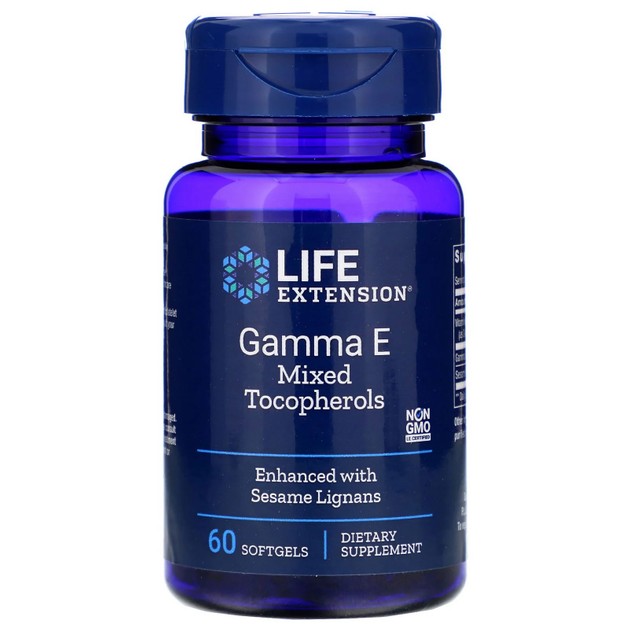 Life Extension Gamma Ε Mixed Tocopherol With Sesame Lignans Συμπλήρωμα Διατροφής Βιταμίνης Ε 60soft.gels Life Extension Gamma Ε Mixed Tocopherol With Sesame Lignans Συμπλήρωμα Διατροφής Βιταμίνης Ε 60soft.gels