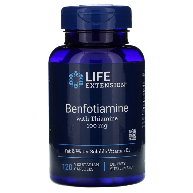 Life Extension Benfotianmine With Thiamine 100mg Συμπλήρωμα Διατροφής για τον Υγιή Μεταβολισμό των Σακχάρων του Αίματος 120caps Life Extension Benfotianmine With Thiamine 100mg Συμπλήρωμα Διατροφής για τον Υγιή Μεταβολισμό των Σακχάρων του Αίματος 120caps