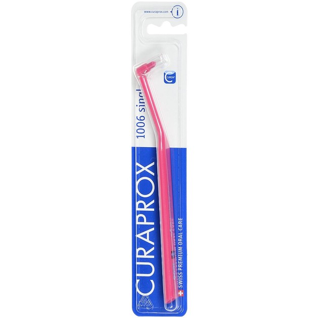 Curaprox Single Ειδική Οδοντόβουρτσα που Συνιστάται για Σιδεράκια και Εμφυτεύματα 1τμχ 1006 Curaprox Single Ειδική Οδοντόβουρτσα που Συνιστάται για Σιδεράκια και Εμφυτεύματα 1τμχ 1006