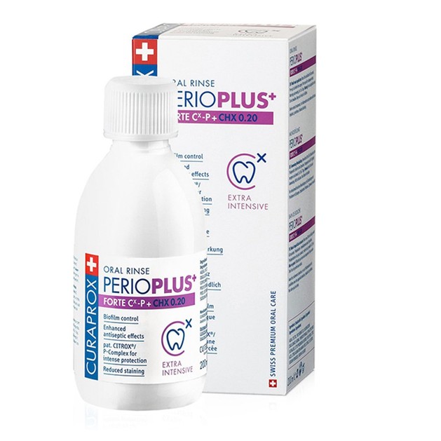 Curaprox Perio Plus Fortre CHX 0.20, 200ml Curaprox Perio Plus Fortre CHX 0.20, 200ml