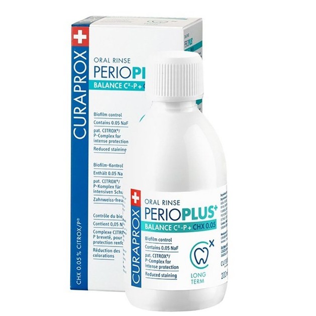 Curaprox Perio Plus Balance CHX 0.05, 200ml Curaprox Perio Plus Balance CHX 0.05, 200ml
