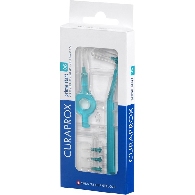 Curaprox Prime Start Cps 06 Μεσοδόντια Βουρτσάκια Γαλάζια 5τμχ Curaprox Prime Start Cps 06 Μεσοδόντια Βουρτσάκια Γαλάζια 5τμχ