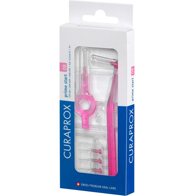 Curaprox Prime Start Cps 08 Μεσοδόντια Βουρτσάκια Ροζ 5τμχ Curaprox Prime Start Cps 08 Μεσοδόντια Βουρτσάκια Ροζ 5τμχ