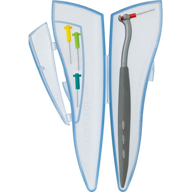 Curaprox Cps 457 Pocket Set με 4 Μεσοδόντια Βουρτσάκια CPS Prime και Μία Επικλινής Λαβή Curaprox Cps 457 Pocket Set με 4 Μεσοδόντια Βουρτσάκια CPS Prime και Μία Επικλινής Λαβή