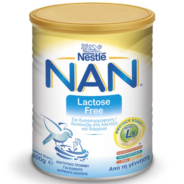 Nestle NAN Lactose Free Βρεφικό Γάλα σε Σκόνη για Δυσαπορρόφηση/Δυσανεξία στη Λακτόζη & Διάρροια,Κατάλληλο Από την Γέννηση 400gr Nestle NAN Lactose Free Βρεφικό Γάλα σε Σκόνη για Δυσαπορρόφηση/Δυσανεξία στη Λακτόζη & Διάρροια,Κατάλληλο Από την Γέννηση 400gr