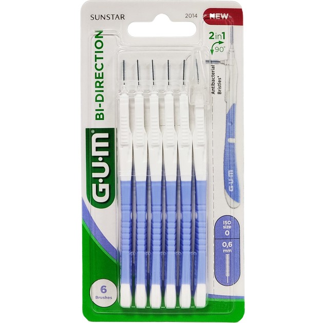 Gum Bi-Direction Cylindrical Micro 0,6mm (2014) Purple 6 Τεμάχια Gum Bi-Direction Cylindrical Micro 0,6mm (2014) Purple 6 Τεμάχια