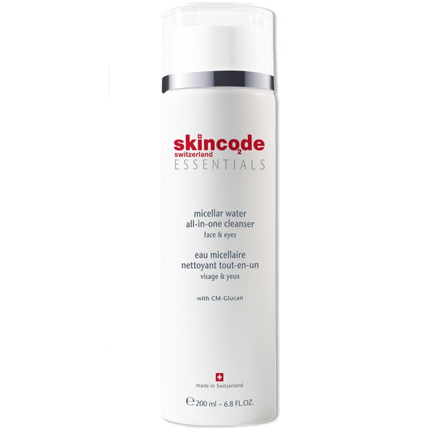 Skincode Micellar Water All-in-one Cleanser, Απαλό Καθαριστικό Νερό Για Το Πρόσωπο Και Τα Μάτια 200 ml Skincode Micellar Water All-in-one Cleanser, Απαλό Καθαριστικό Νερό Για Το Πρόσωπο Και Τα Μάτια 200 ml