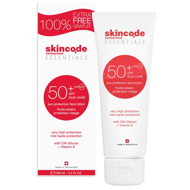 Skincode Sun protection face lotion Spf50+ Αντηλιακή Κρέμα Ανθεκτική Στο Νερό Και Τον Ιδρώτα 50ml + Δώρο 50ml Skincode Sun protection face lotion Spf50+ Αντηλιακή Κρέμα Ανθεκτική Στο Νερό Και Τον Ιδρώτα 50ml + Δώρο 50ml