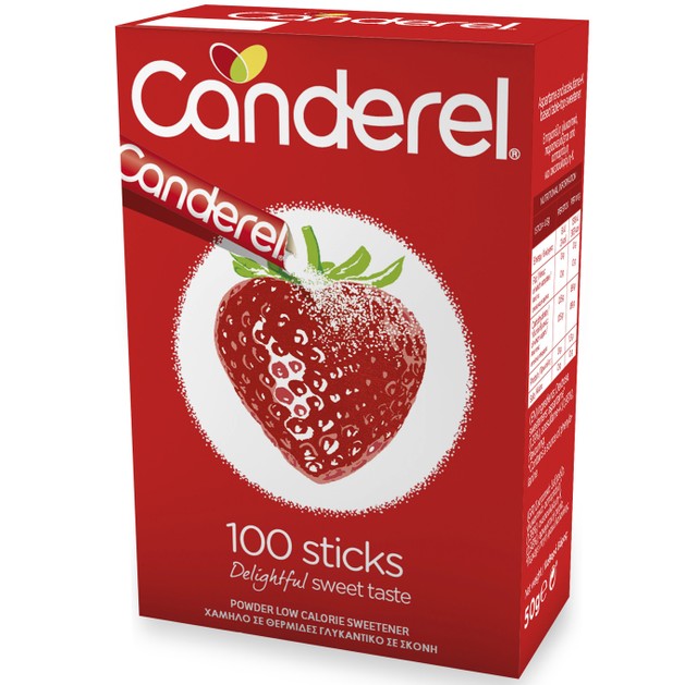 Canderel Original Sticks 100 Τεμάχια Canderel Original Sticks 100 Τεμάχια