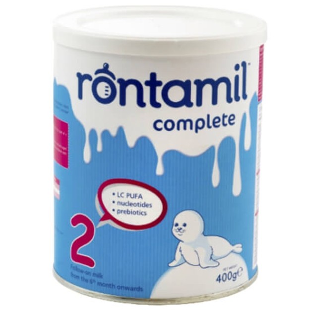 Rontamil Complete 2 Γάλα σε Σκόνη Από τον 6ο Μήνα 400gr Rontamil Complete 2 Γάλα σε Σκόνη Από τον 6ο Μήνα 400gr