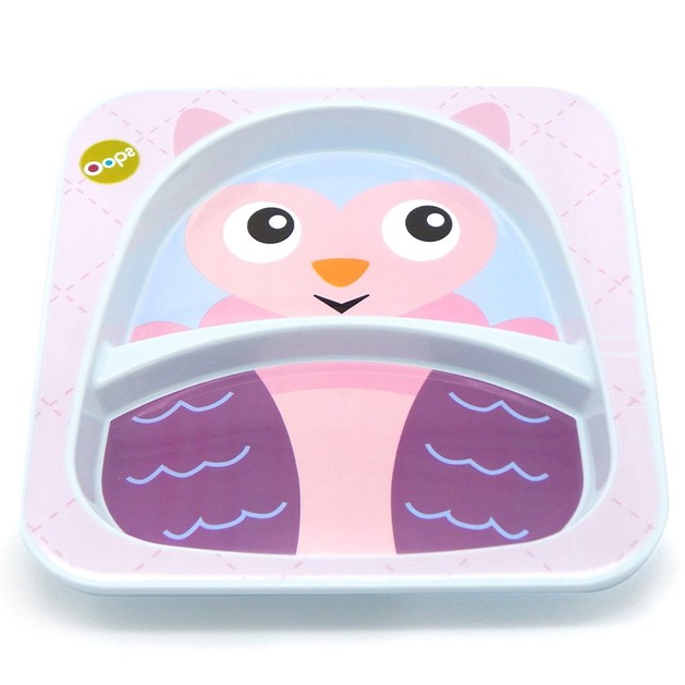 Oops 2-Section PP Plate 6m 1 Τεμάχιο - Owl Oops 2-Section PP Plate 6m 1 Τεμάχιο - Owl