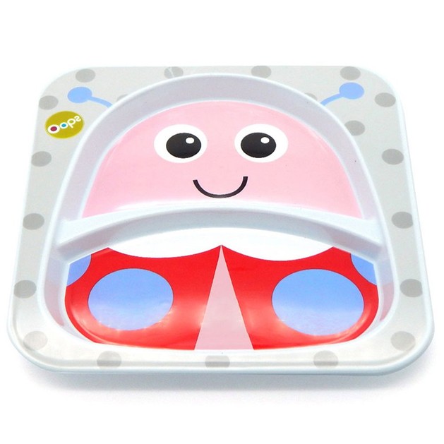 Oops 2-Section PP Plate 6m 1 Τεμάχιο - Ladybug Oops 2-Section PP Plate 6m 1 Τεμάχιο - Ladybug