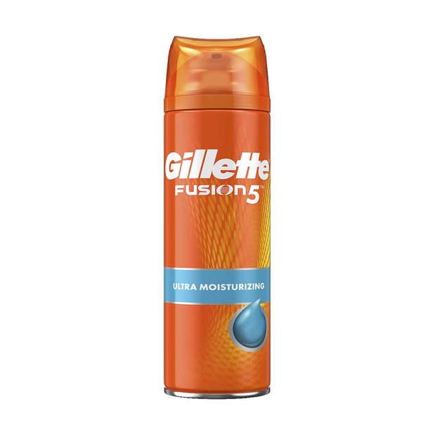 Gillette Fusion 5 Ultra Moisturizing Shaving Foam Αφρός Ξυρίσματος σε Μορφή Τζέλ για Βαθύ Ξύρισμα & Μέγιστη Ενυδάτωση 200ml Gillette Fusion 5 Ultra Moisturizing Shaving Foam Αφρός Ξυρίσματος σε Μορφή Τζέλ για Βαθύ Ξύρισμα & Μέγιστη Ενυδάτωση 200ml
