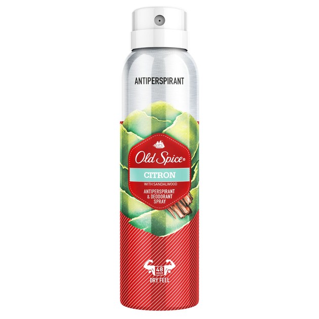 Old Spice Citron Antiperspirant & Deodorant Spray Αποσμητικό 48h Διάρκειας με Αισθητό Αρρενωπό Άρωμα 150ml Old Spice Citron Antiperspirant & Deodorant Spray Αποσμητικό 48h Διάρκειας με Αισθητό Αρρενωπό Άρωμα 150ml