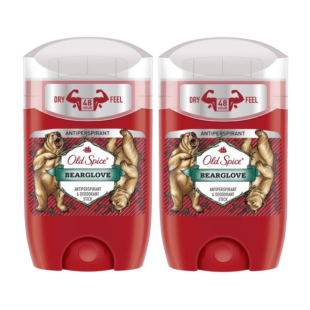 Old Spice Πακέτο Προσφοράς Bearglove Antiperspirant & Deodorant Αντιιδρωτικό & Αποσμητικό Stick 2x50ml 1+1 Δώρο Old Spice Πακέτο Προσφοράς Bearglove Antiperspirant & Deodorant Αντιιδρωτικό & Αποσμητικό Stick 2x50ml 1+1 Δώρο