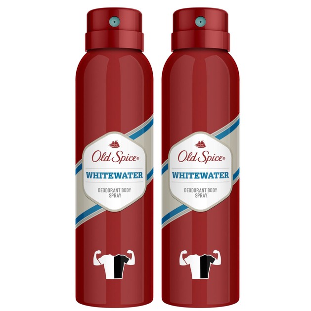 Old Spice Πακέτο Προσφοράς Whitewater Deodorant Body Spray Αντι-ιδρωτικό & Αποσμητικό Spray Σώματος για Άντρες 2x150ml 1+1 Δώρο Old Spice Πακέτο Προσφοράς Whitewater Deodorant Body Spray Αντι-ιδρωτικό & Αποσμητικό Spray Σώματος για Άντρες 2x150ml 1+1 Δώρο