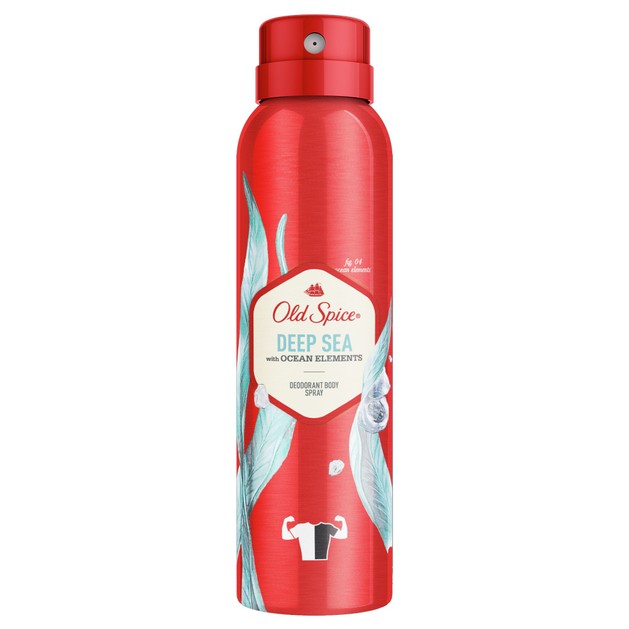 Old Spice Deep Sea Deodorant Body Spay Αποσμητικό Σπρέι Σώματος για Άνδρες 150ml Old Spice Deep Sea Deodorant Body Spay Αποσμητικό Σπρέι Σώματος για Άνδρες 150ml