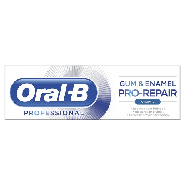 Oral-B Professional Gum & Enamel Pro-Repair Original Οδοντόπαστα για Ευαίσθητα Ούλα & Αναδόμηση του Σμάλτου 75ml Oral-B Professional Gum & Enamel Pro-Repair Original Οδοντόπαστα για Ευαίσθητα Ούλα & Αναδόμηση του Σμάλτου 75ml