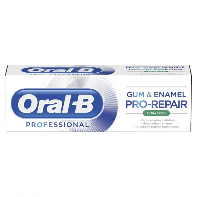 Oral-B Professional Gum & Enamel Pro-Repair Extra Fresh Οδοντόπαστα για Ευαίσθητα Ούλα & Αναδόμηση του Σμάλτου 75ml Oral-B Professional Gum & Enamel Pro-Repair Extra Fresh Οδοντόπαστα για Ευαίσθητα Ούλα & Αναδόμηση του Σμάλτου 75ml
