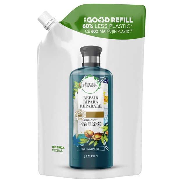 Herbal Essences Repair Shampoo Argan Oil of Morocco Refill 480ml Herbal Essences Repair Shampoo Argan Oil of Morocco Refill 480ml