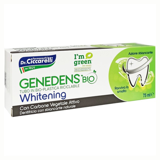 Dr Ciccarelli Genedens Bio Whitening Toothpaste with Activated Charcoal 75ml Dr Ciccarelli Genedens Bio Whitening Toothpaste with Activated Charcoal 75ml