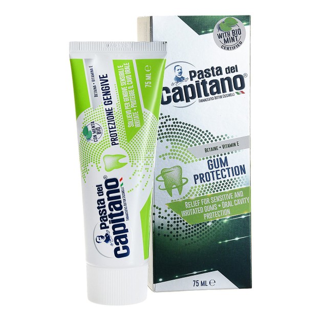 Pasta Del Capitano Gum Protection Οδοντόκρεμα για Ευαίσθητα Ούλα 75ml Pasta Del Capitano Gum Protection Οδοντόκρεμα για Ευαίσθητα Ούλα 75ml